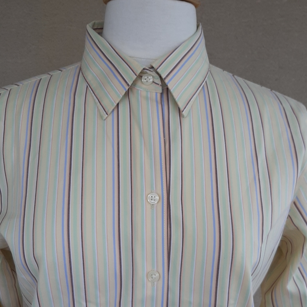 Eddie Bauer Women's Striped Button-Up